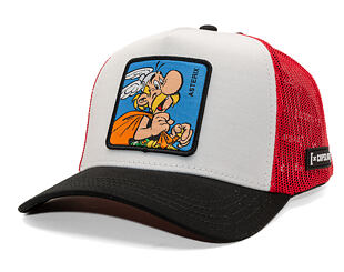Kšiltovka Capslab - Asterix Trucker - White / Red
