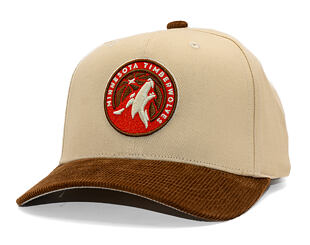 Kšiltovka Mitchell & Ness - Tawny Pro Crown - Minnesota Timberwolves - Sand/Brown