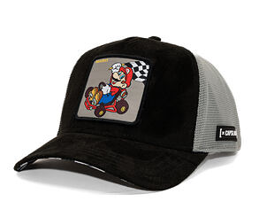 Kšiltovka Capslab Trucker Premium Mario Kart X Capslab Black/Stone