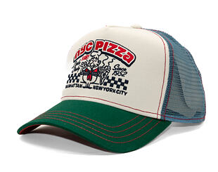 Kšiltovka Stetson - Trucker Cap Pizza by JJ Hats - Green/Off-White