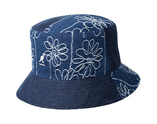 Klobouk Kangol - TRENDS PACK - Denim Mashup Bucket - Medium Blue Floral
