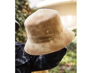 Klobouk Kangol - Tie Dye Knit Bucket - Tan/Natural