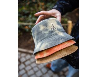 Klobouk Kangol - Tie Dye Knit Bucket - Black/Natural