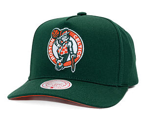 Kšiltovka Mitchell & Ness - NBA - Emerald Slam - Boston Celtics - Green/Orange