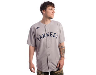 Dres Nike - MLB Men's Cooperstown Jersey - New York Yankees 1927 - Atmosphere Grey