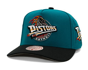 Kšiltovka Mitchell & Ness - In The City Hwc - NBA - Detroit Pistons - Teal