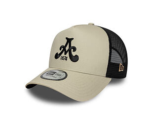 Kšiltovka New Era - Core Logo 9FORTY A-Frame Trucker - ASTON VILLA FC - Stone