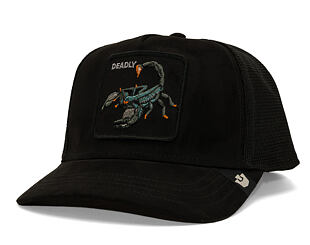 Kšiltovka Goorin - Suede Scorpion - Black