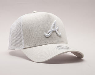 Dámská Kšiltovka New Era Jersey Essential Trucker Atlanta Braves 9FORTY Satin Snapback