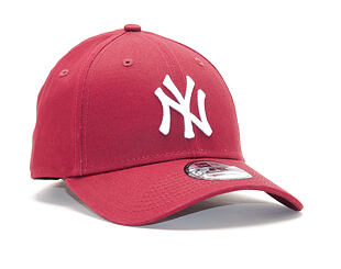Kšiltovka New Era League Essential New York Yankees 9FORTY Cardinal/White Strapback