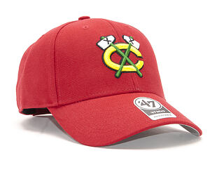 Kšiltovka 47 Brand Chicago Blackhawks MVP Red Strapback