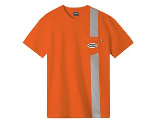 Triko HUF Safety Pocket Orange