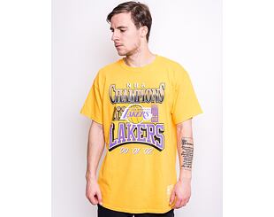 Triko Mitchell & Ness Los Angeles Lakers 3x Champions Tee Yellow