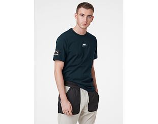 Triko Helly Hansen YU Twin Logo T-Shirt 598 Navy