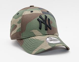 Dětská kšiltovka New Era 9FORTY Kids MLB The League Essential New York Yankees - Woodland Camo