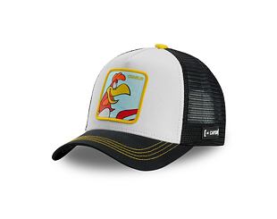 Kšiltovka Capslab Charlie Trucker White / Black - CHA