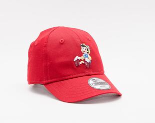 Dětská kšiltovka New Era 9FORTY Kids Infant film Character Pinocchio Strapback Scarlet