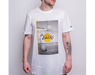 Triko New Era NBA PhotoGraphic Los Angeles Lakers Optic White