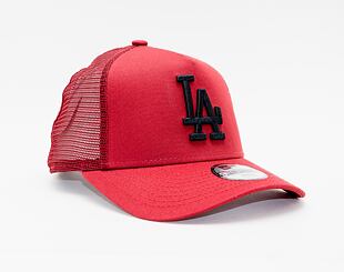 Dětská kšiltovka New Era 9FORTY MLB League Essential Trucker Los Angeles Dodgers Snapback Red