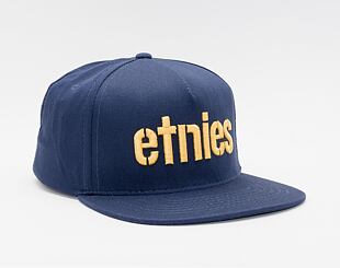 Kšiltovka ETNIES Corp Snapback Navy/Yellow