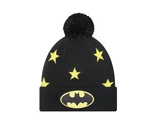 Dětský kulich New Era Cy star Bobble Knit Batman Black