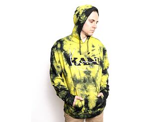 Mikina Karl Kani 6028812 KK Retro Tie Dye OS Hoodie Yellow/Black KM214-064-1