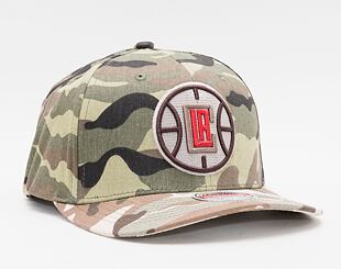 Kšiltovka Mitchell & Ness Los Angeles Clippers Woodland Desert Stretch Snapback Camo Woodland
