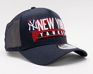 Kšiltovka New Era 9FORTY Trucker Wordmark Graphic New York Yankees Snapback Navy