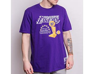 Triko Mitchell & Ness Champs Lakers Tee Los Angeles Lakers Purple