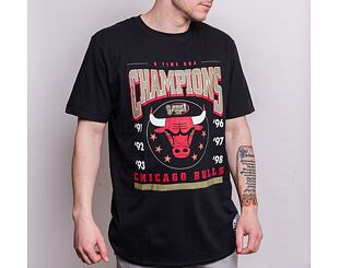 Triko Mitchell & Ness Last Dance 6x Champs Tee 2 Chicago Bulls Black