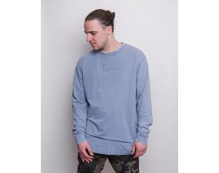 Triko S Dlouhým Rukávem Karl Kani Small Signature Washed LS blue