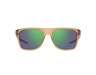 Sluneční brýle Oakley Leffingwell - Matte Sepia / Prizm Jade - OO9100-357