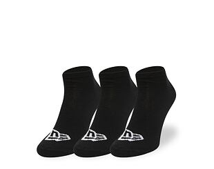 3 páry ponožek New Era Flag Sneaker 3Pack Black