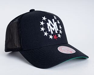 Kšiltovka Mitchell & Ness Branded Essential Stars Trucker Snapback Black