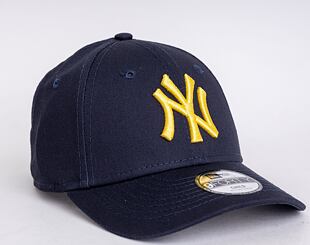 Kšiltovka New Era 9FORTY MLB League Essential New York Yankees Strapback Navy/Yellow