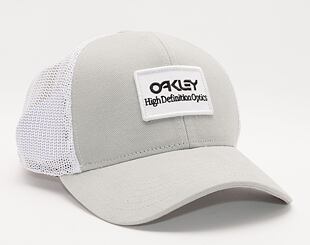 Kšiltovka Oakley B1B HDO PATCH TRUCKER Stone Grey / White