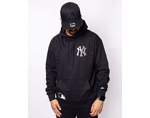 Mikina New Era MLB Half Logo Oversized Hoody New York Yankees Black/White