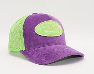 Kšiltovka Von Dutch Kent Trucker Velvet Violet/Green