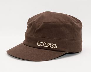 Kšiltovka Kangol Cotton Twill Army Cap Brown