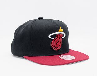 Kšiltovka Mitchell & Ness Team 2 Tone 2.0 Snapback Nba Miami Heat Black / Red