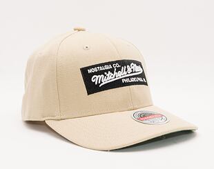 Kšiltovka Mitchell & Ness Box Logo Classic Snapback Branded Khaki