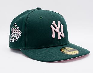 Kšiltovka New Era MLB 59FIFTY 1999 World Series New York Yankees Cooperstown Green & Pink UV