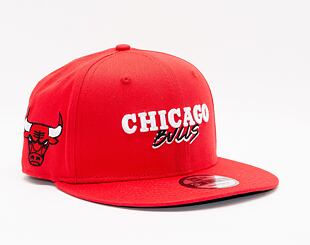 Kšiltovka New Era 9FIFTY NBA Script Team Chicago Bulls Red