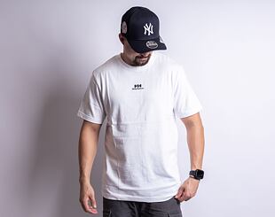 Triko Helly Hansen YU PATCH T-SHIRT 001 WHITE