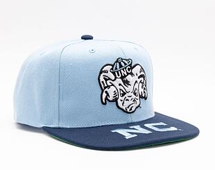 Kšiltovka Mitchell & Ness LOGO BILL SNAPBACK University Of North Carolina LIGHT BLUE/BLUE