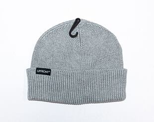 Kulich Upfront PATCH Rib Beanie Lt Grey Melange