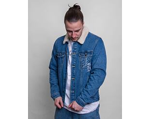 Džínová Bunda Karl Kani Old English Denim Jacket dirty blue