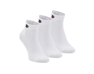 Ponožky Champion 3pk Quarter Socks WHT/WHT/WHT