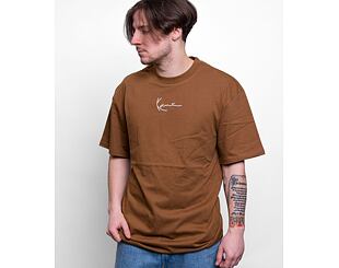 Triko Karl Kani Small Signature Essential Tee brown