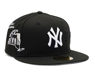 Kšiltovka New Era 59FIFTY MLB Script 5 New York Yankees Black / Optic White